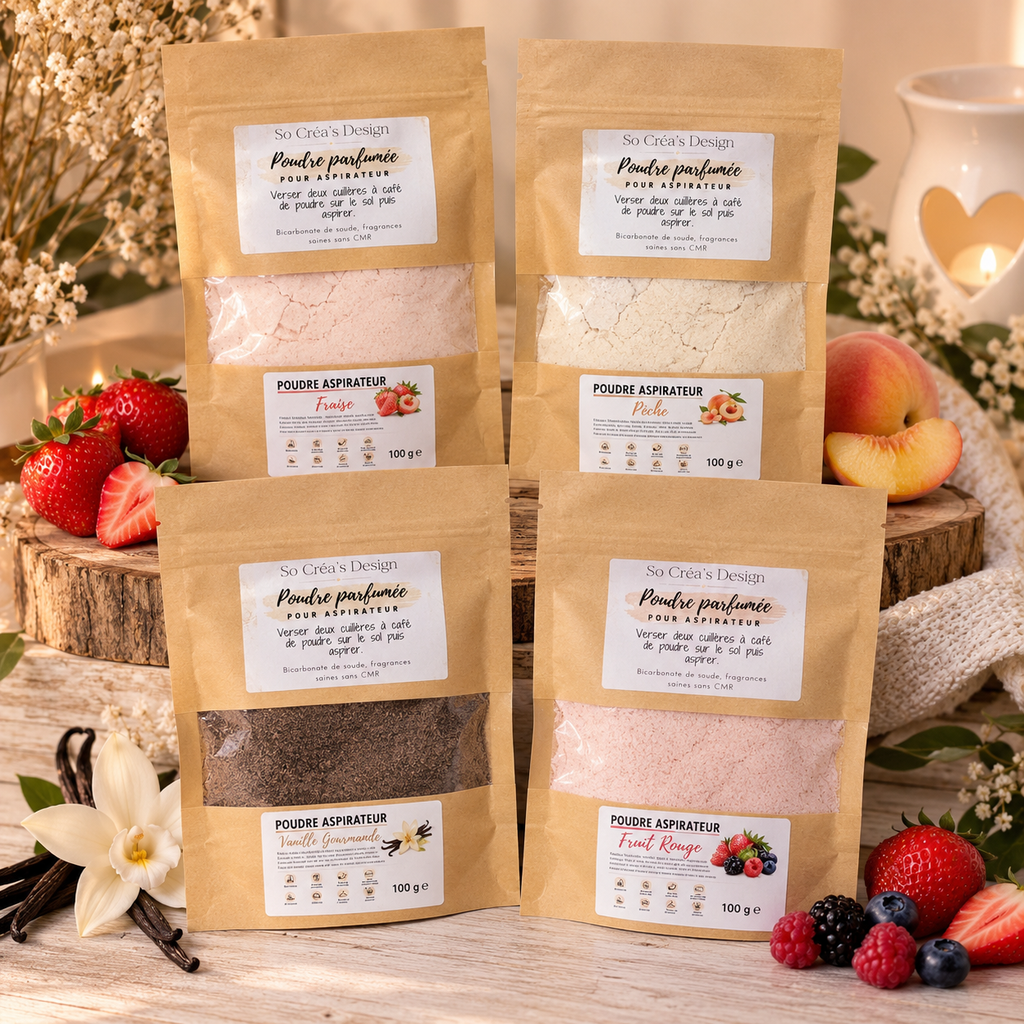 Poudre d'aspirateur parfumée – 100 g