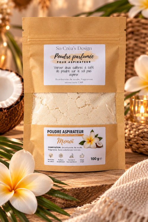Poudre d'aspirateur parfumée – 100 g